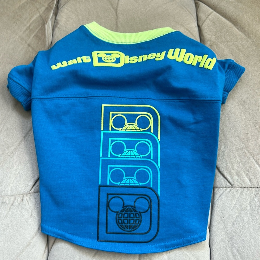 Disney Tails Spirit Jersey.  Size Small. Blue